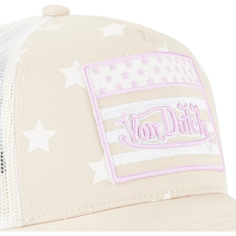 petten-gebogen-roze-snapback-star-lp-van-von-dutch