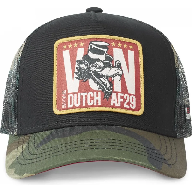 petten-gebogen-zwart-snapback-wolf-van-von-dutch