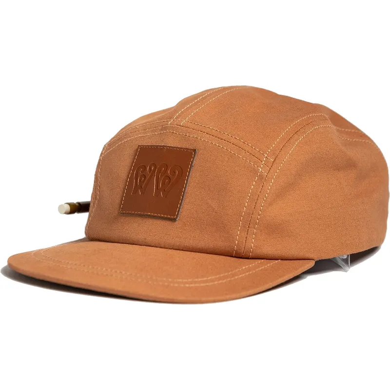 petten-plat-bruin-verstelbaar-6-panel-starfire-ww13-van-wheels-and-waves