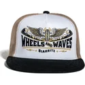 petten-plat-wit-snapback-spitfire-gold-ww19-van-wheels-and-waves