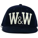 petten-plat-marineblauw-verstelbaar-varsity-ww28-van-wheels-and-waves