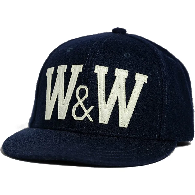 petten-plat-marineblauw-verstelbaar-varsity-ww28-van-wheels-and-waves