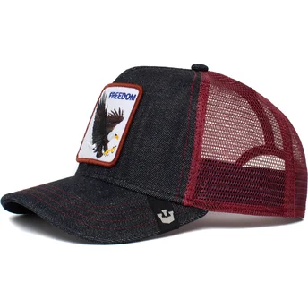petten-gebogen-marineblauw-snapback-the-freedom-eagle-the-farm-van-goorin-bros