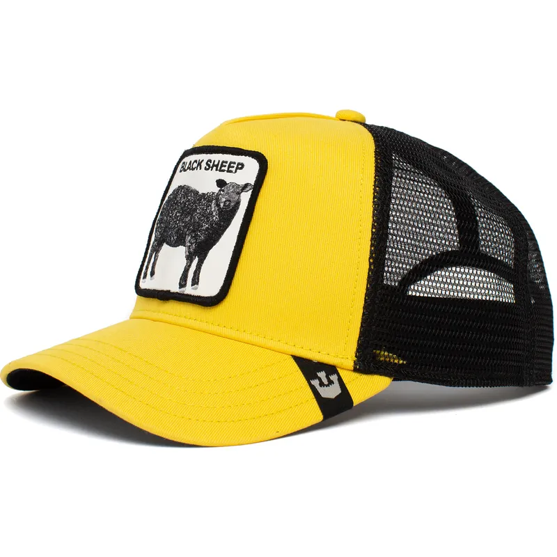 petten-gebogen-geel-snapback-the-black-sheep-the-farm-van-goorin-bros petten-gebogen-geel-snapback-the-black-sheep-the-farm-van-goorin-bros