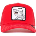 petten-gebogen-rood-snapback-shark-dunnah-the-farm-van-goorin-bros