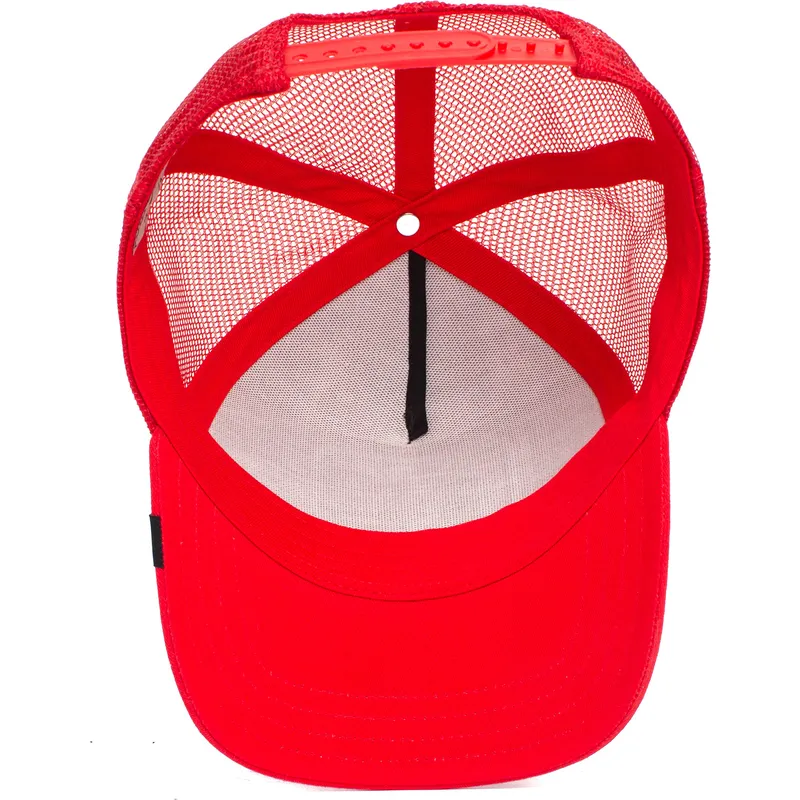 petten-gebogen-rood-snapback-shark-dunnah-the-farm-van-goorin-bros