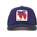 petten-gebogen-blauw-snapback-van-siam-fighter-yes-siam-the-farm-van-goorin-bros