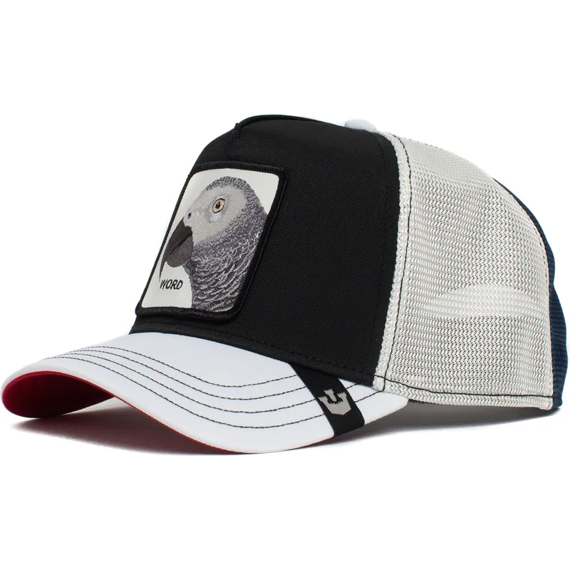 petten-gebogen-zwart-snapback-bird-s-the-word-the-farm-van-goorin-bros