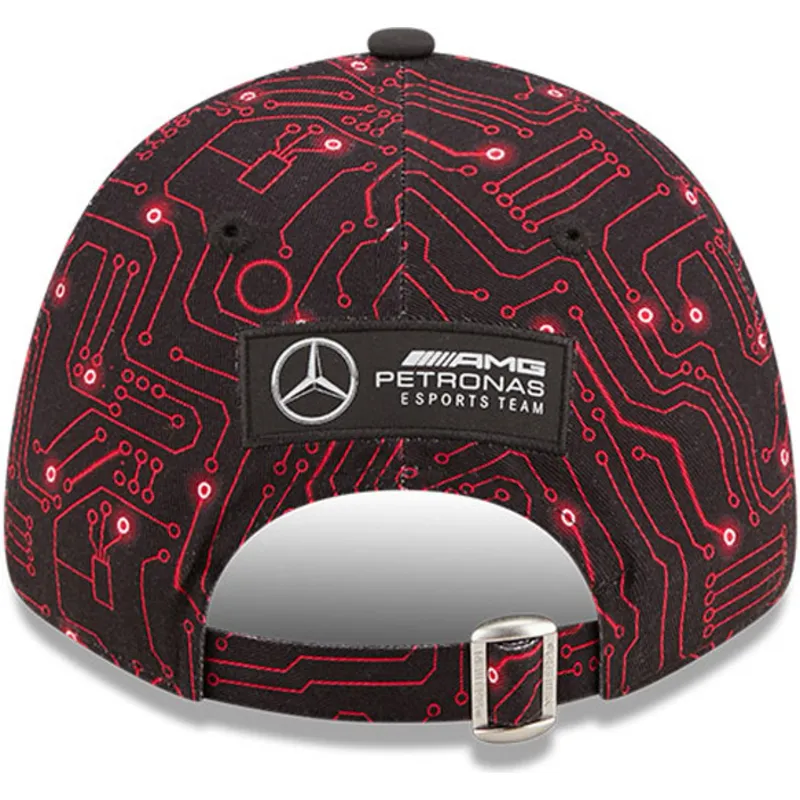 petten-gebogen-zwart-verstelbaar-9forty-esports-grand-prix-van-mercedes-formula-1-van-new-era