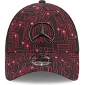 petten-gebogen-rood-verstelbaar-9forty-esports-grand-prix-van-mercedes-formula-1-van-new-era