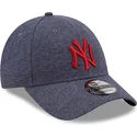 petten-gebogen-grijs-verstelbaar-9forty-jersey-essential-van-new-york-yankees-mlb-van-new-era