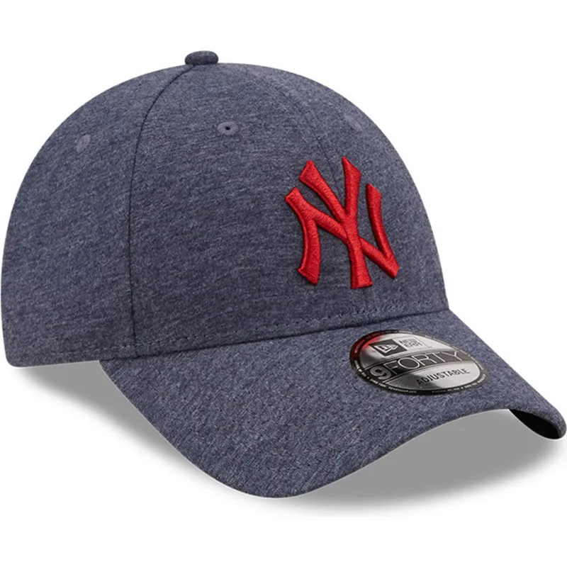 petten-gebogen-grijs-verstelbaar-9forty-jersey-essential-van-new-york-yankees-mlb-van-new-era