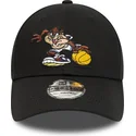 petten-gebogen-zwart-verstelbaar-voor-kinderen-9forty-sporty-van-tasmania-looney-tunes-van-new-era