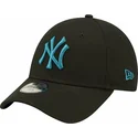 petten-gebogen-zwart-verstelbaar-voor-kinderen-9forty-league-essential-van-new-york-yankees-mlb-van-new-era