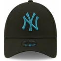 petten-gebogen-zwart-verstelbaar-voor-kinderen-9forty-league-essential-van-new-york-yankees-mlb-van-new-era