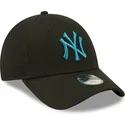 petten-gebogen-zwart-verstelbaar-voor-kinderen-9forty-league-essential-van-new-york-yankees-mlb-van-new-era