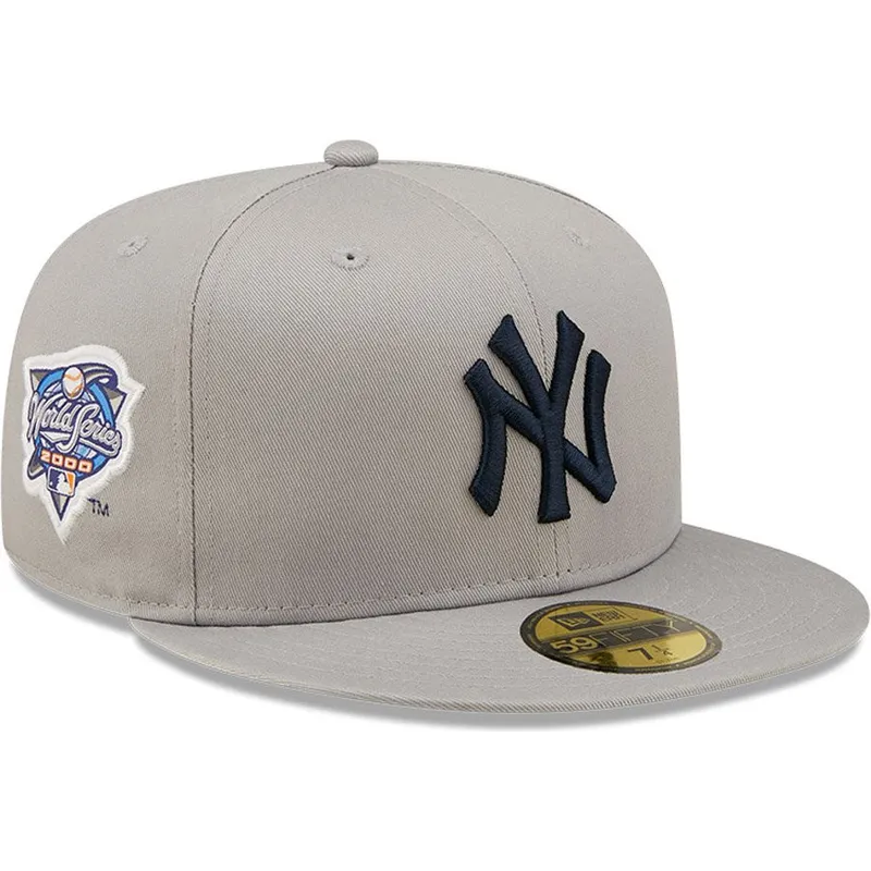 petten-plat-grijs-fitted-59fifty-parche-lateral-world-series-van-new-york-yankees-mlb-van-new-era petten-plat-grijs-fitted-59fifty-parche-lateral-world-series-van-new-york-yankees-mlb-van-new-era