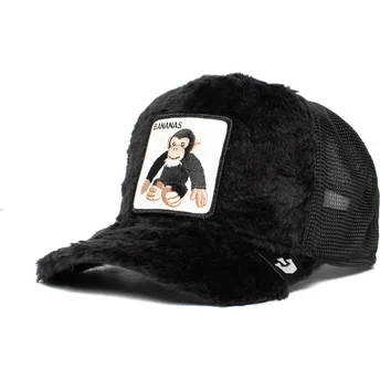 petten-gebogen-zwart-snapback-van-go-bananas-the-farm-van-goorin-bros