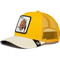 petten-gebogen-geel-snapback-defense-roofed-lizard-the-farm-van-goorin-bros