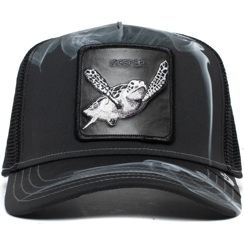 petten-gebogen-zwart-snapback-reefer-madness-the-farm-van-goorin-bros