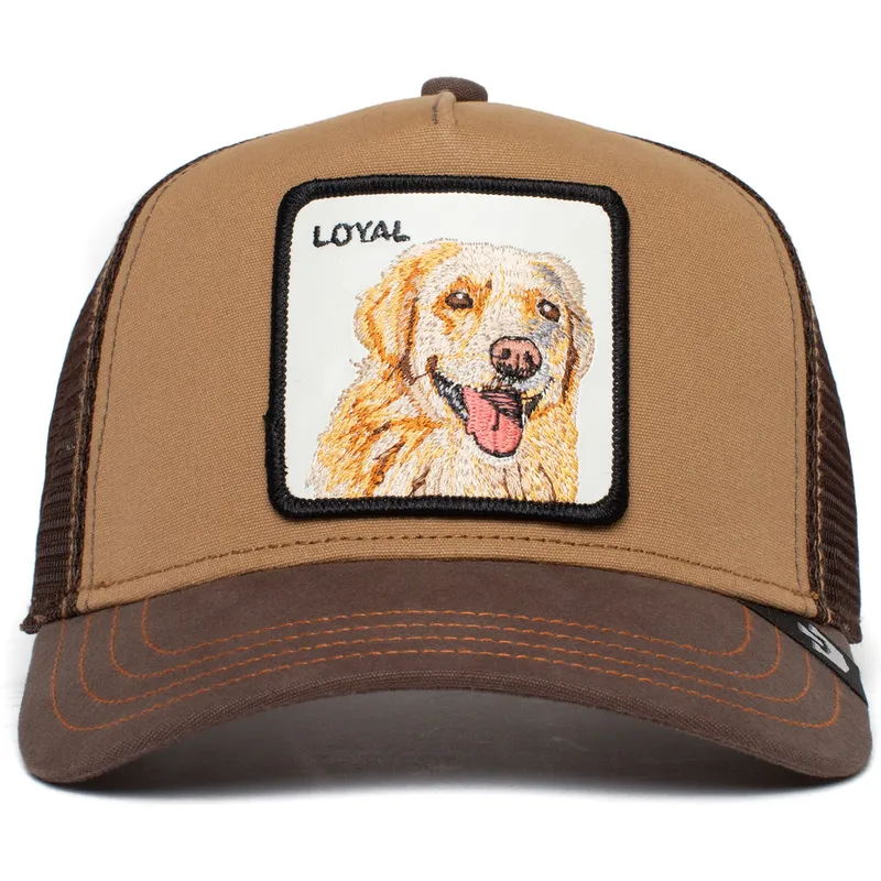 petten-gebogen-bruin-snapback-the-loyal-dog-the-farm-van-goorin-bros