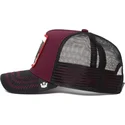 petten-gebogen-rood-snapback-the-bull-the-farm-van-goorin-bros
