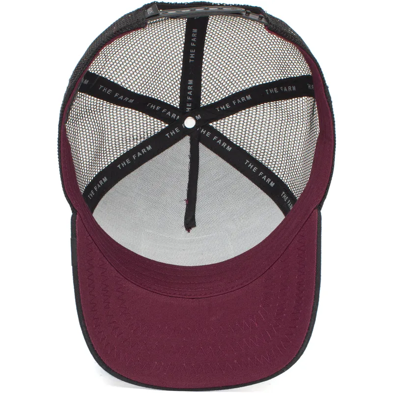 petten-gebogen-rood-snapback-the-bull-the-farm-van-goorin-bros