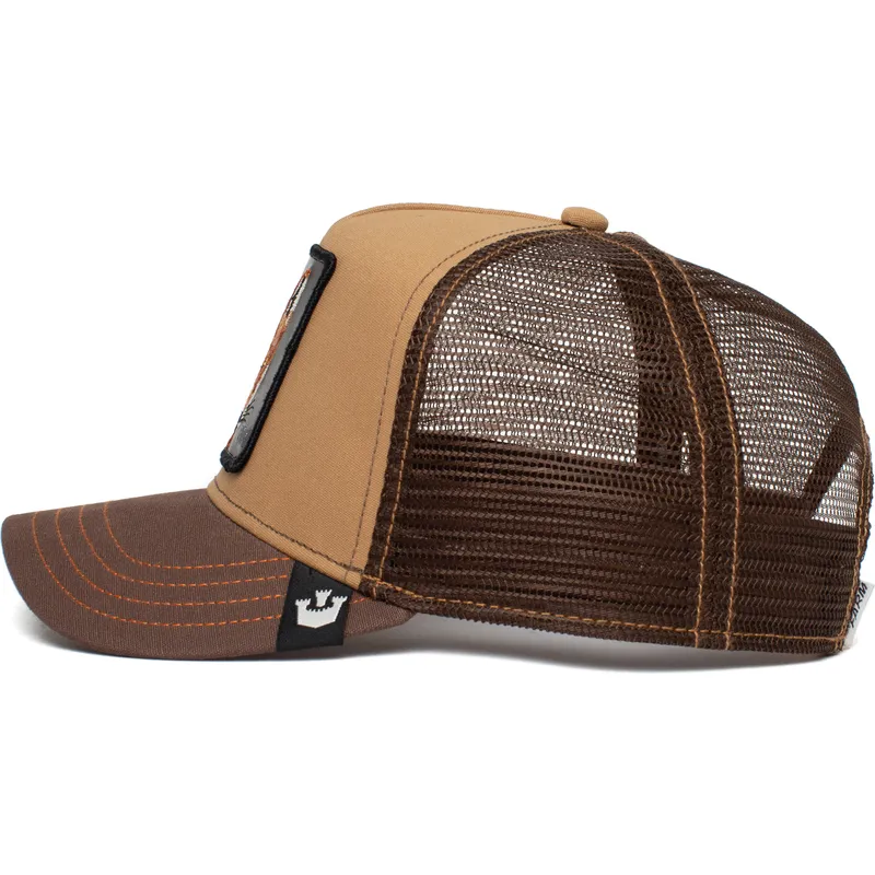 petten-gebogen-bruin-snapback-the-the-farm-van-goorin-bros