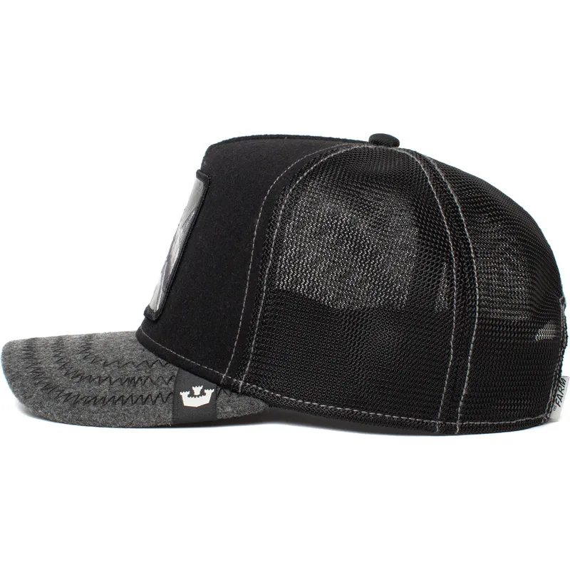 petten-gebogen-zwart-snapback-martillo-hammer-nightmare-alley-the-farm-van-goorin-bros