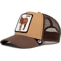 petten-gebogen-bruin-snapback-the-ass-the-farm-van-goorin-bros