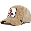 petten-gebogen-bruin-snapback-voor-kinderen-van-horse-play-little-horsey-the-farm-van-goorin-bros