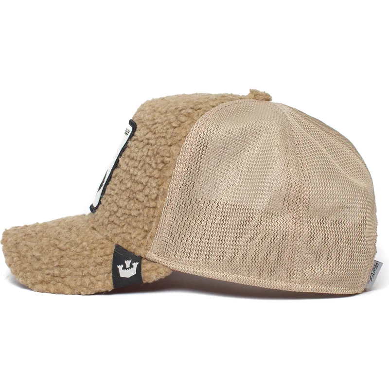 petten-gebogen-bruin-snapback-voor-kinderen-van-horse-play-little-horsey-the-farm-van-goorin-bros