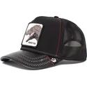 petten-gebogen-zwart-snapback-voor-kinderen-little-monster-the-farm-van-goorin-bros