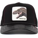 petten-gebogen-zwart-snapback-voor-kinderen-little-monster-the-farm-van-goorin-bros