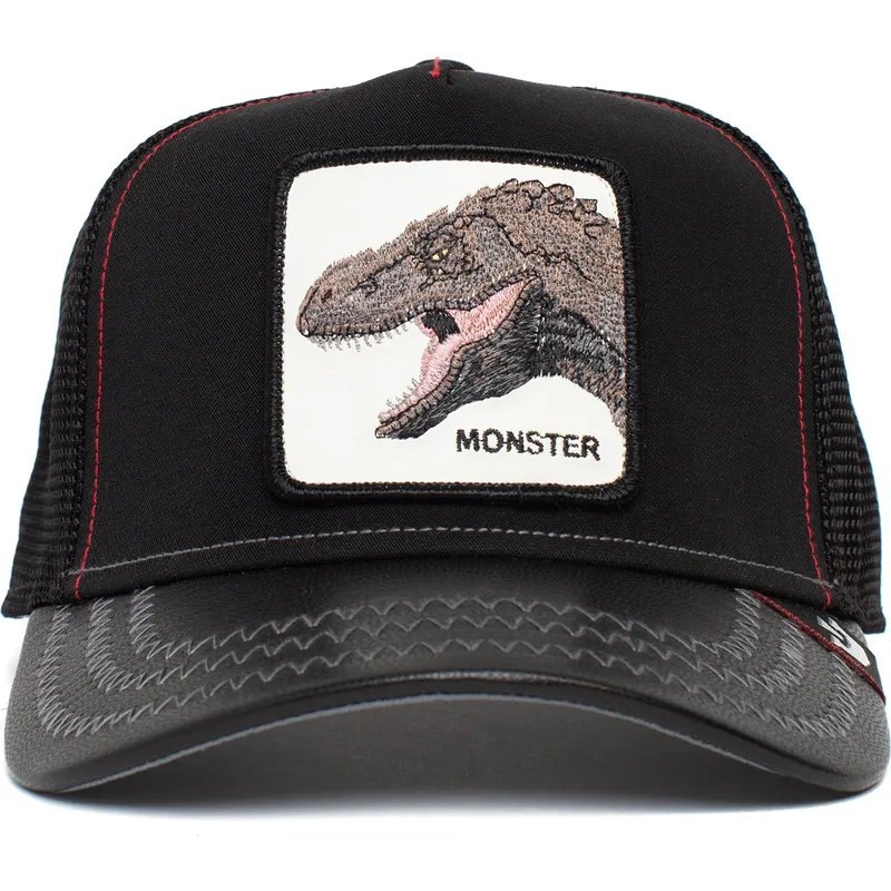 petten-gebogen-zwart-snapback-voor-kinderen-little-monster-the-farm-van-goorin-bros