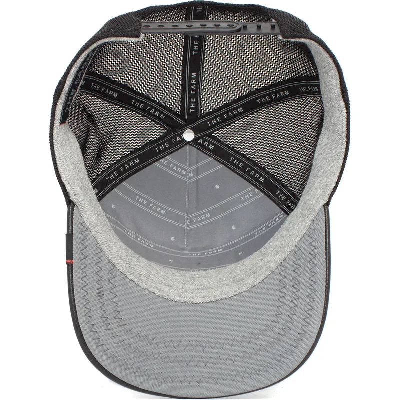 petten-gebogen-zwart-snapback-voor-kinderen-little-monster-the-farm-van-goorin-bros
