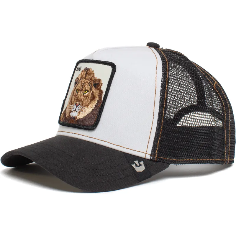 petten-gebogen-zwart-snapback-voor-kinderen-king-little-roar-the-farm-van-goorin-bros