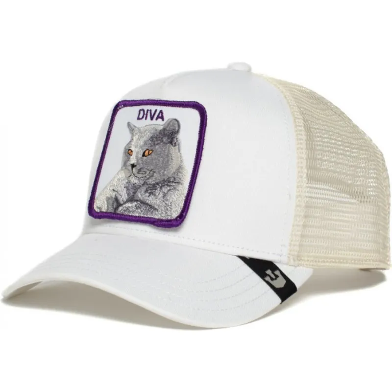 petten-gebogen-wit-snapback-diva-stance-the-farm-van-goorin-bros