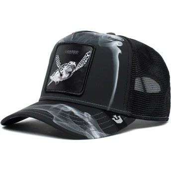 petten-gebogen-zwart-snapback-reefer-madness-the-farm-van-goorin-bros