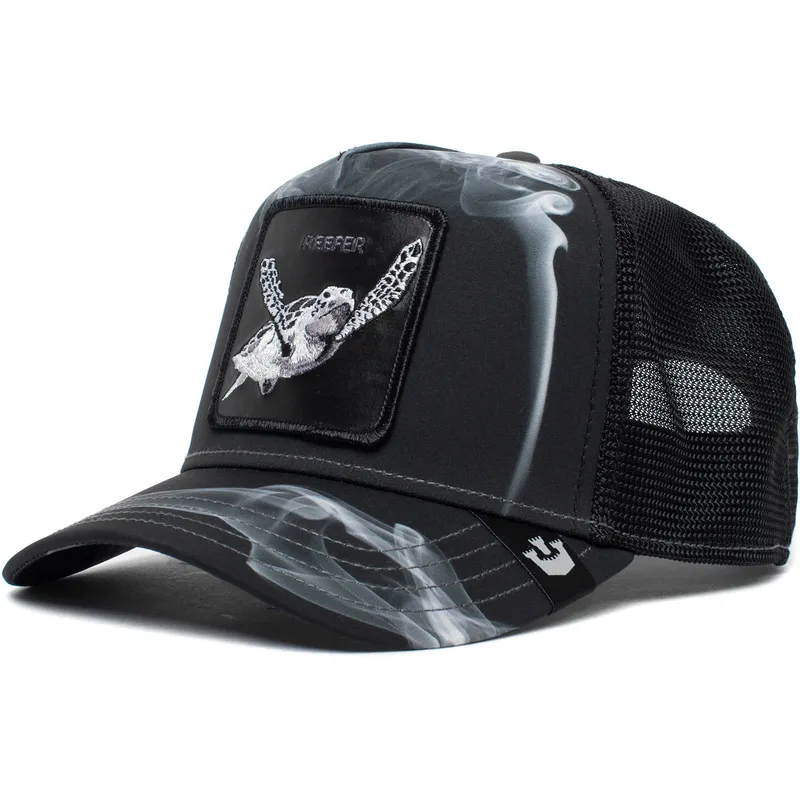 petten-gebogen-zwart-snapback-reefer-madness-the-farm-van-goorin-bros