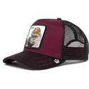 petten-gebogen-rood-snapback-the-boss-the-farm-van-goorin-bros