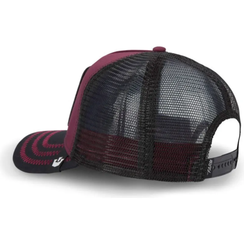 petten-gebogen-rood-snapback-the-boss-the-farm-van-goorin-bros