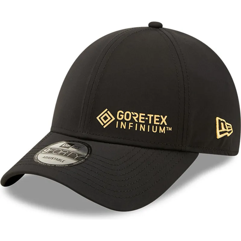 petten-gebogen-zwart-verstelbaar-9forty-gore-tex-gtx-infinium-van-new-era