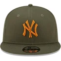 petten-plat-groen-snapback-9fifty-league-essential-van-new-york-yankees-mlb-van-new-era