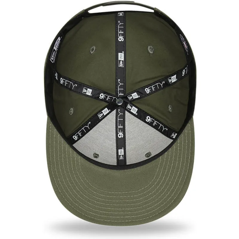 petten-plat-groen-snapback-9fifty-league-essential-van-new-york-yankees-mlb-van-new-era