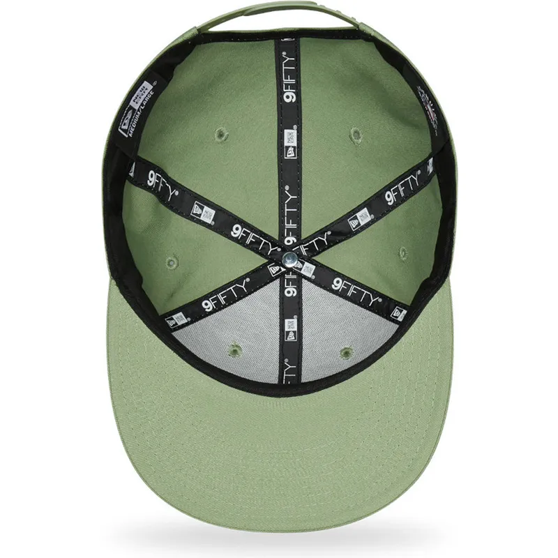 petten-plat-groen-snapback-9fifty-league-essential-van-new-york-yankees-mlb-van-new-era