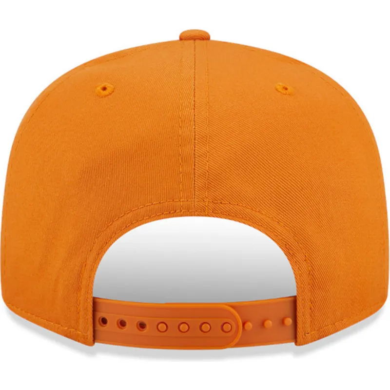 petten-plat-oranje-snapback-9fifty-league-essential-van-new-york-yankees-mlb-van-new-era