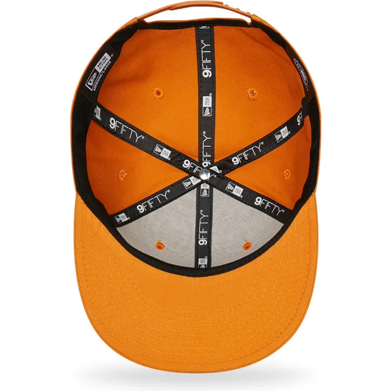 petten-plat-oranje-snapback-9fifty-league-essential-van-new-york-yankees-mlb-van-new-era