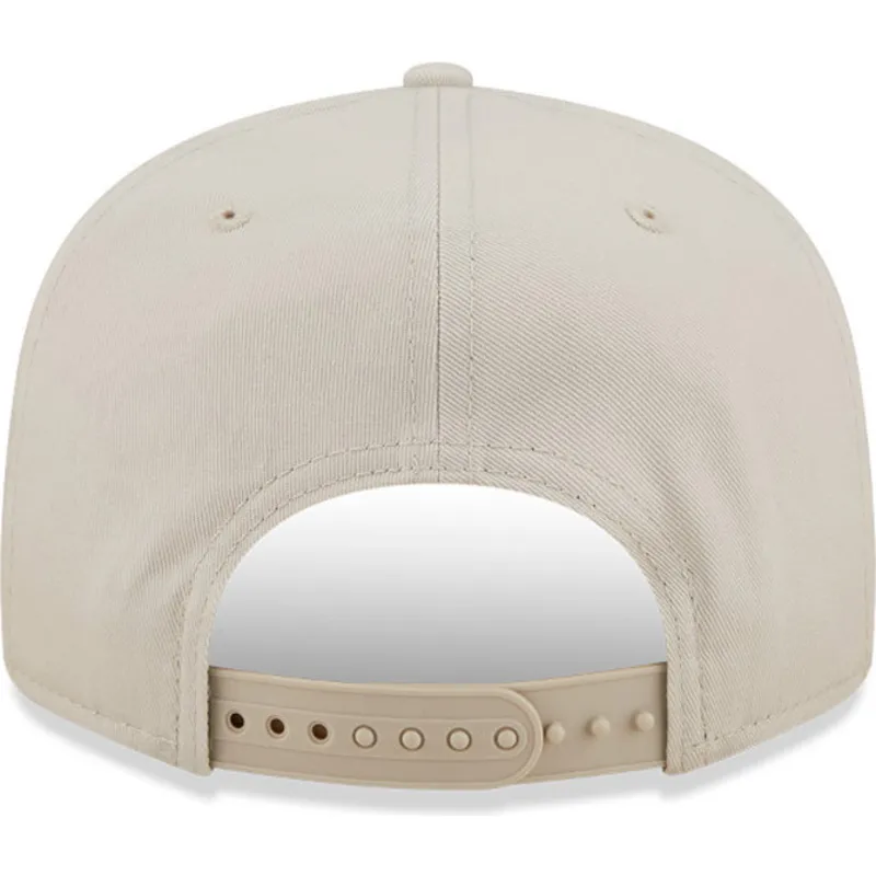 petten-plat-beige-snapback-9fifty-league-essential-van-new-york-yankees-mlb-van-new-era
