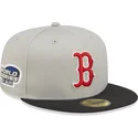 petten-plat-grijs-fitted-59fifty-world-series-van-boston-red-sox-mlb-van-new-era
